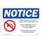 Signmission OSHA Notice Sign, NOTICE Drug-Free Workplace, 14in X 10in Decal, 10" W, 14" L, Landscape OS-NS-D-1014-L-15527 - alternate 1